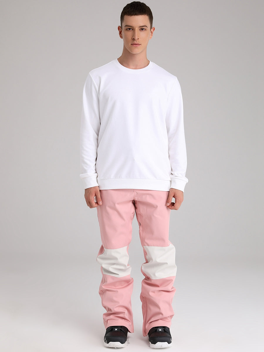 Men's Snow Pants Color Block Design