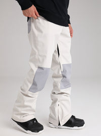 Men's Snow Pants Color Block Design